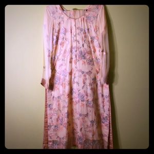 Pakistani embroidered chiffon suit